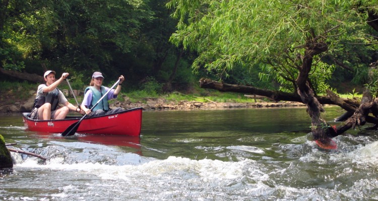 McIver Landing Canoeing on the Deep River