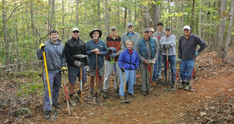 Conservation Corps Breaks Ground at Brumley Forest