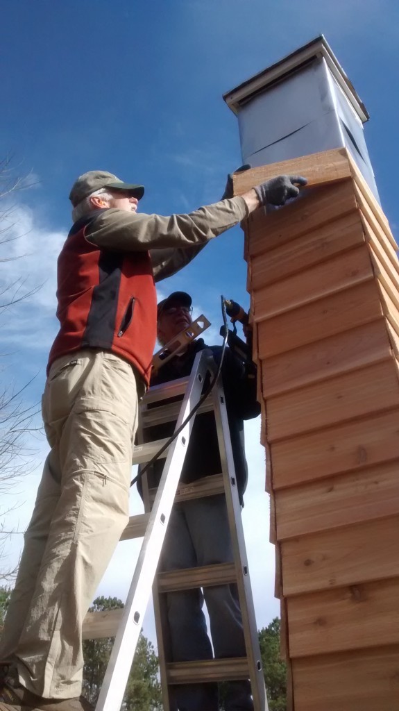 Chimney Swift Tower Construction at Brumley Forest Nature Preserve