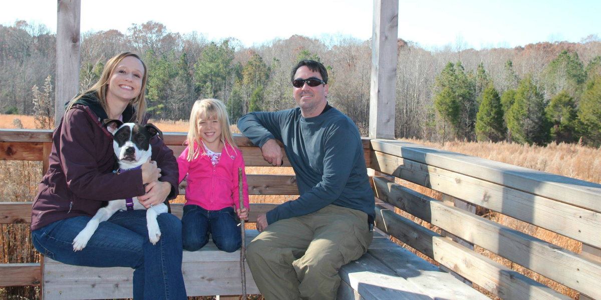 LaPoint Weymouth family on viewing platform 1
