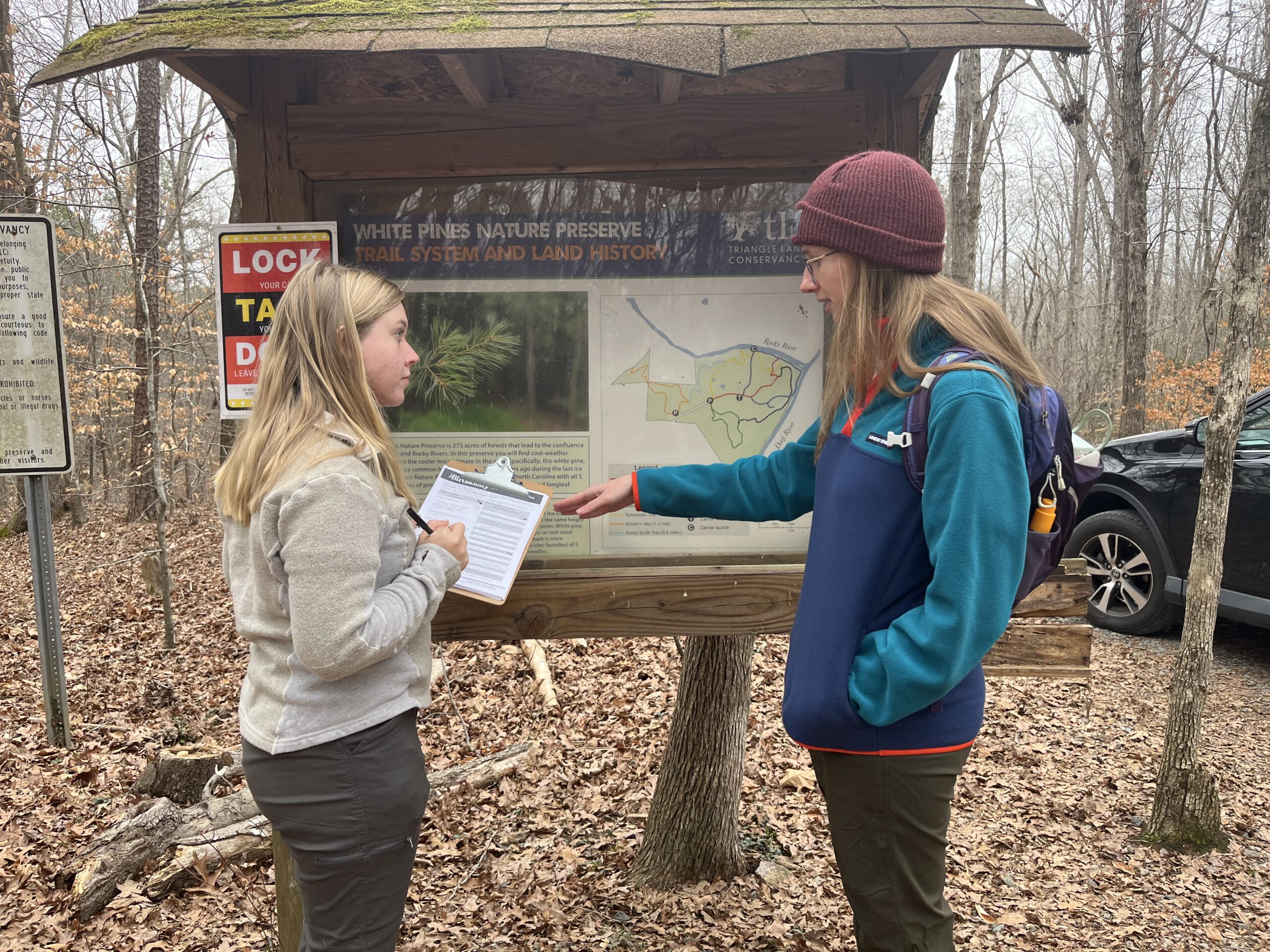 March2024 Kayla and Ella Birdability walk White Pines 1 scaled