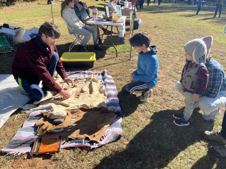 Oct23 Group of kids at Learning Outside activity WildIdeas BrumleyS scaled 2