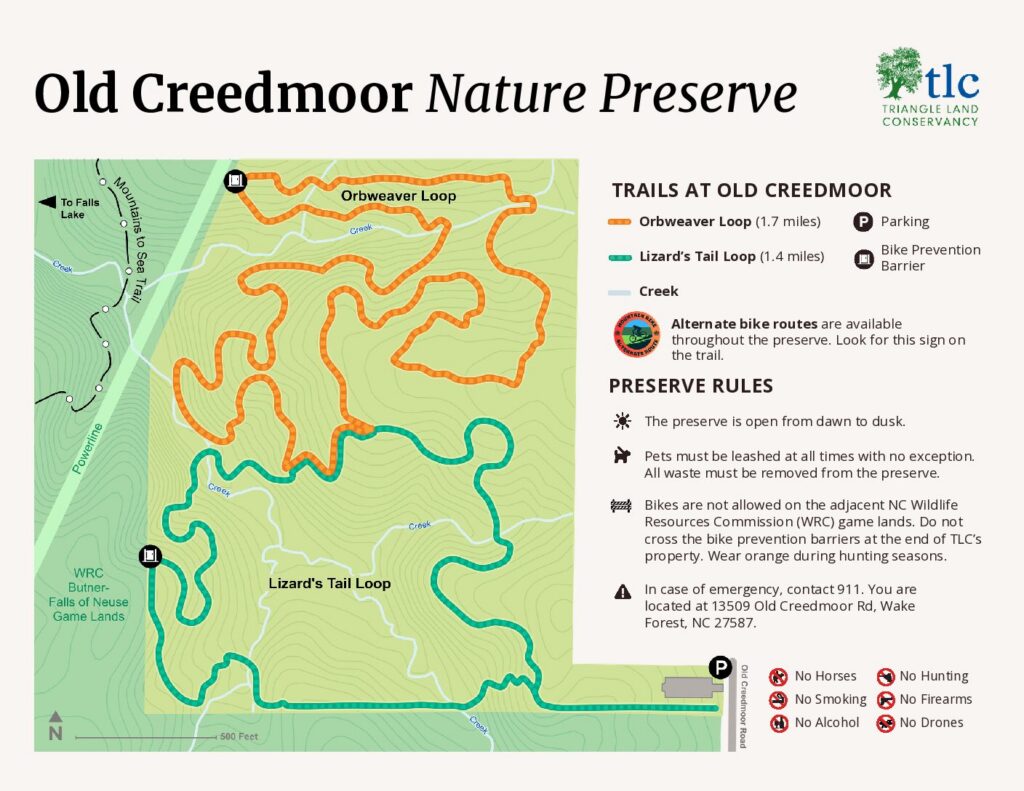 Old Creedmoor, TLC’s Eighth Nature Preserve, is Now Open! Old Creedmoor Web Map PDF 1 pdf