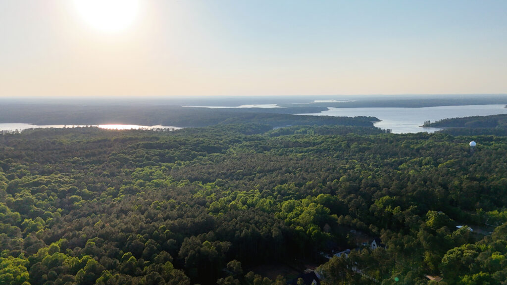 Old Creedmoor, TLC’s Eighth Nature Preserve, is Now Open! Old Creedmoor drone Falls Lake 3 Emilia Brennan May 2025