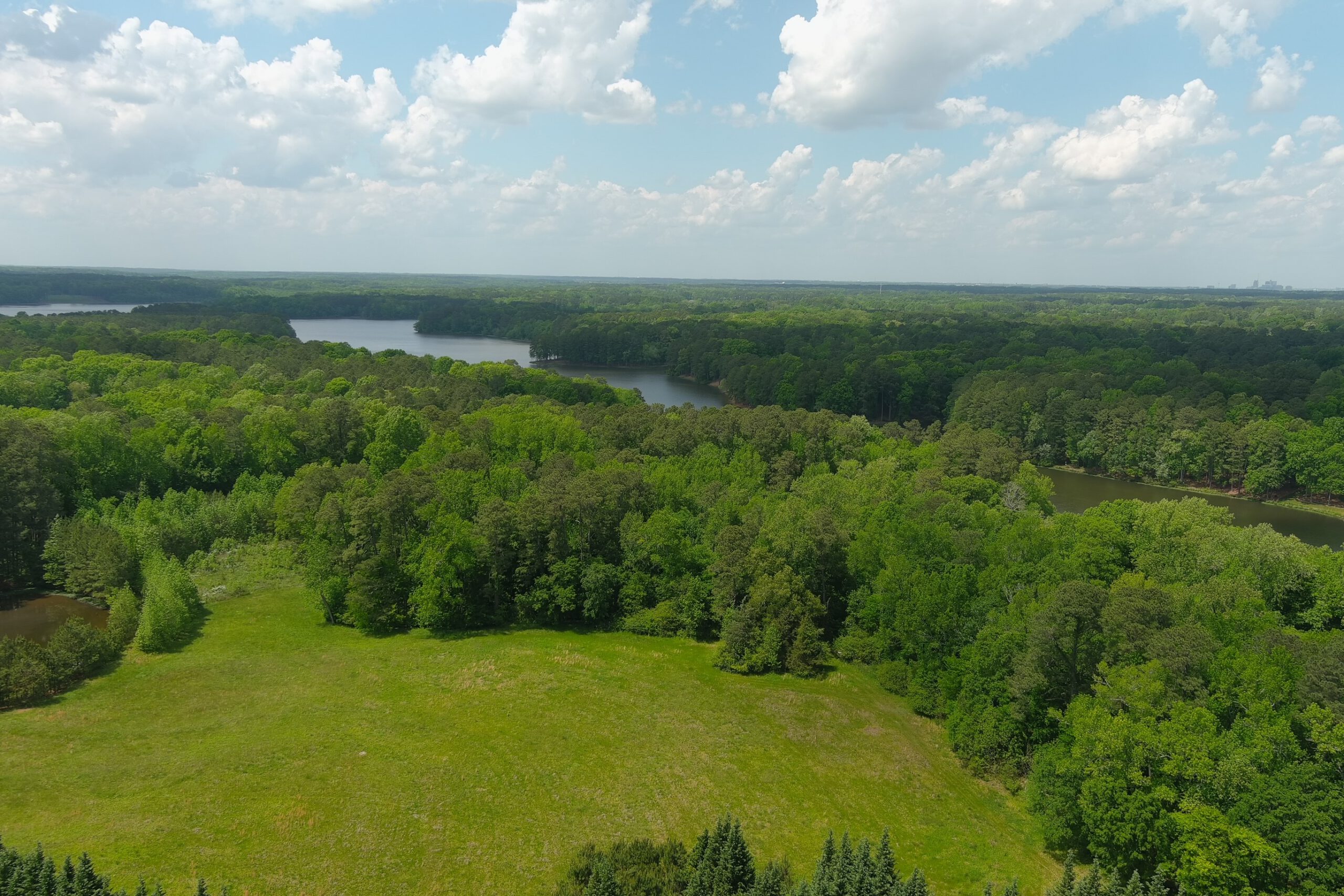 TLC and Town of Garner partner to save land for future nature preserve PHOTO Liles Farm Aerial 1 scaled