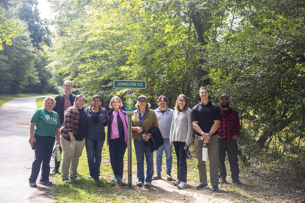 TLC protects 69 acres of cultural and natural importance in the Marks Creek Priority Area Sept 26 Novo and TLC at Clayton Greenway Williamson