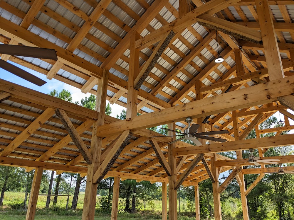 TLC Hosts Weekend at Williamson with Leave No Trace and Steel String Brewery Williamson Pavilion Roof and Rafters 1