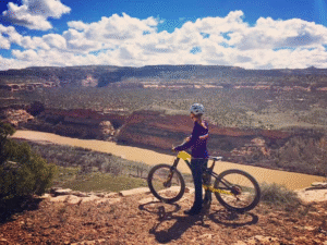 aurelie mtn biking 1