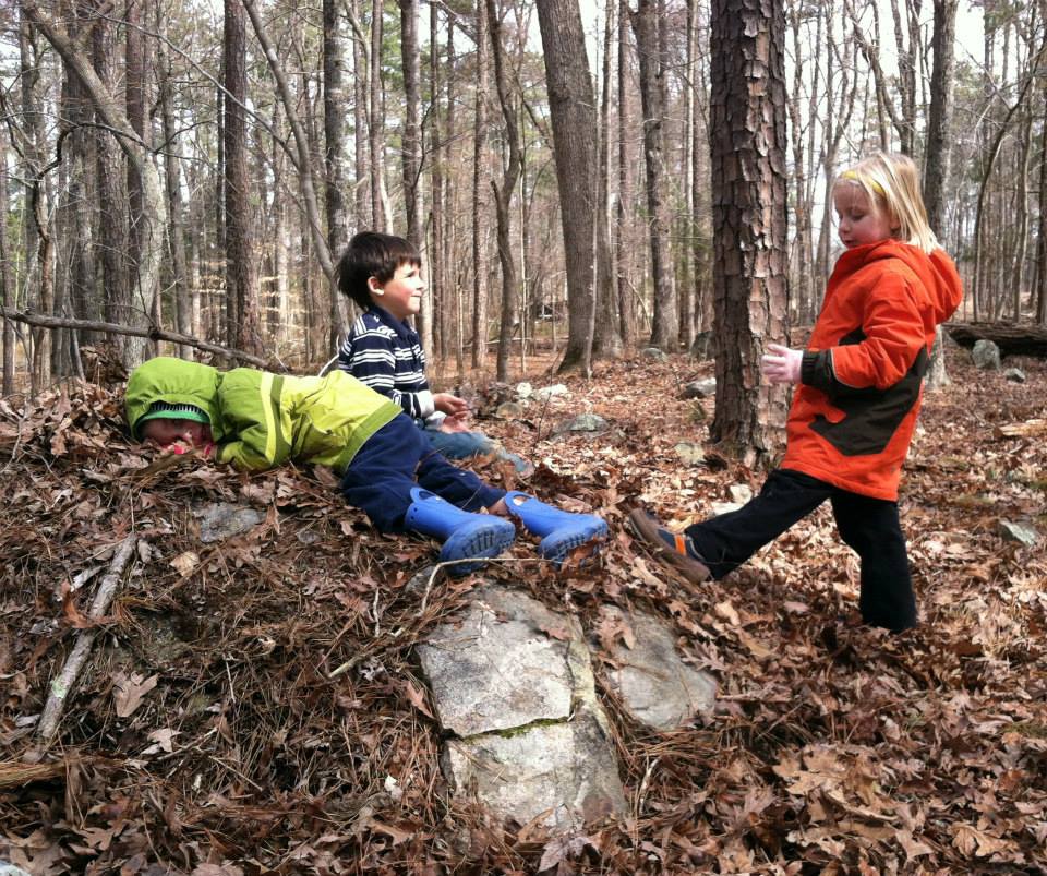 Kids Play in Nature at Irvin Farm